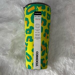Corkcicle 24 oz stainless steel tumbler Party Animal NWT